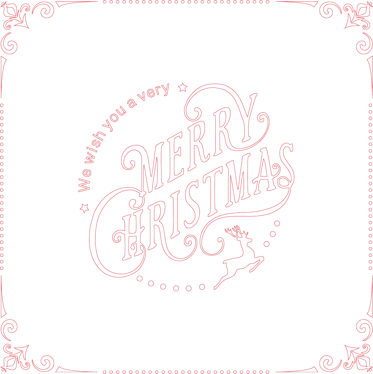Festive Delight: Laser-Engraved Merry Christmas Decoration