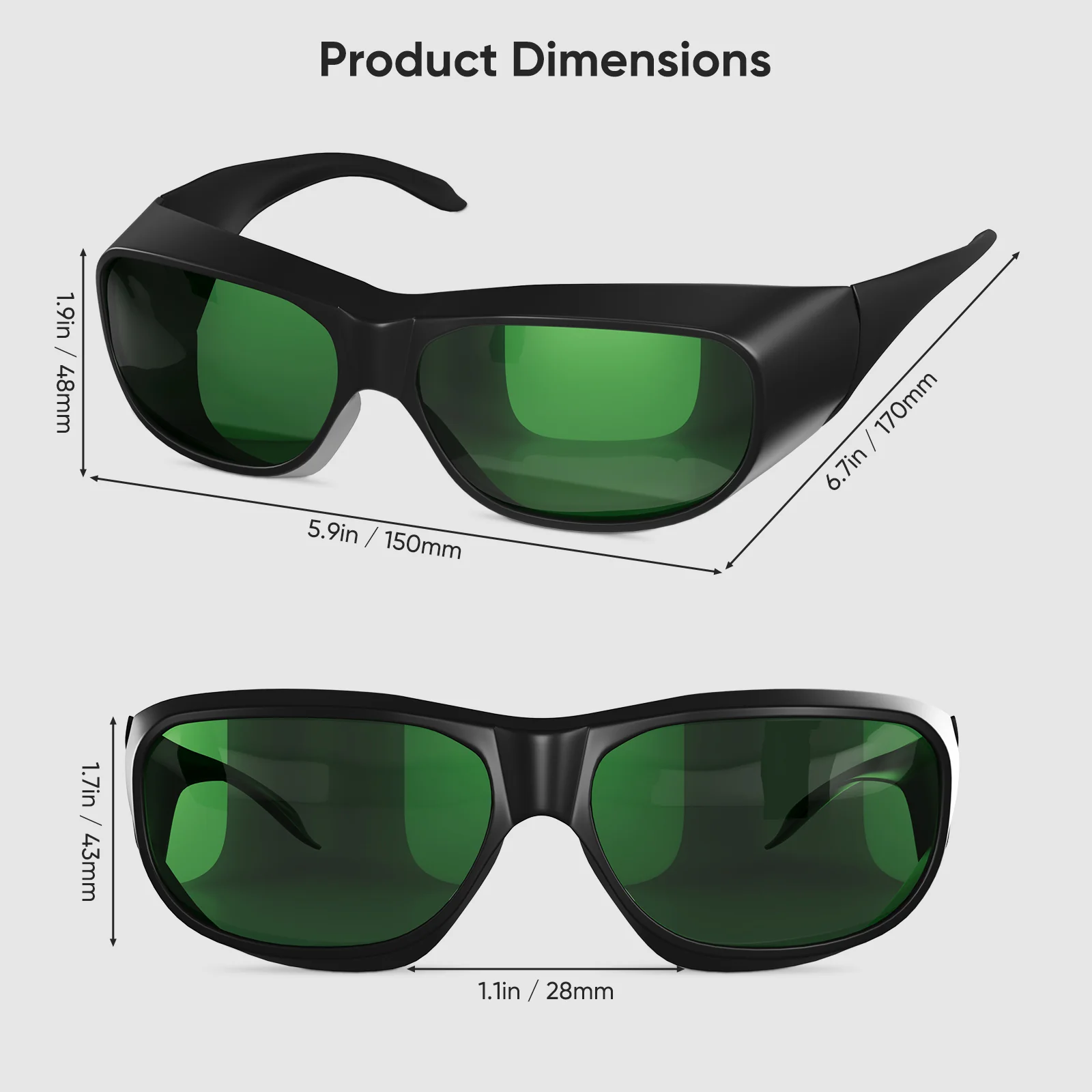 Fiber Laser Engravers Protective Glasses-1064nm-OD7 - Image 6