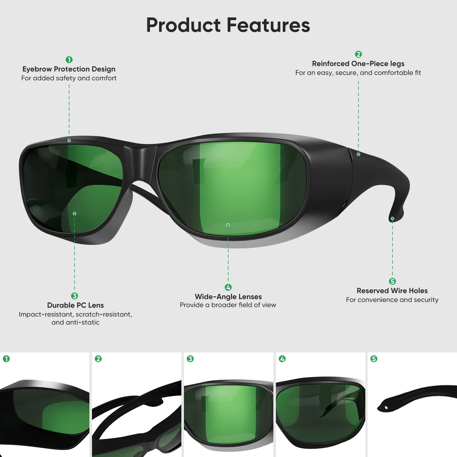 Fiber Laser Engravers Protective Glasses-1064nm-OD7 - Image 7