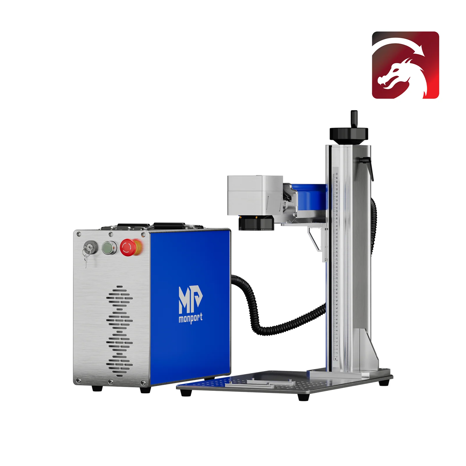 Monport 30/50W (7.9" x 7.9") Fiber Laser Engraver & Marking Machine with CE Approval - Image 11