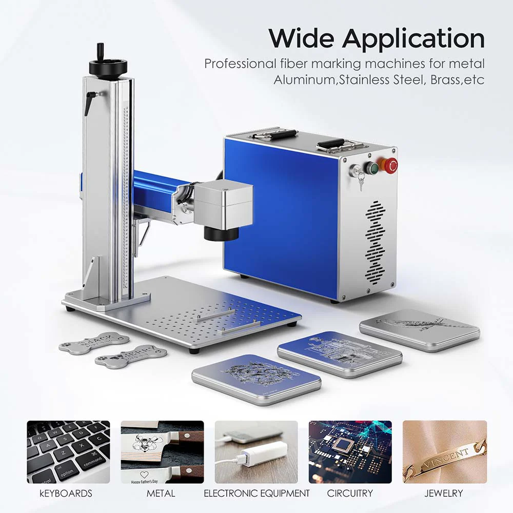Monport 30/50W (7.9" x 7.9") Fiber Laser Engraver & Marking Machine with CE Approval - Image 7