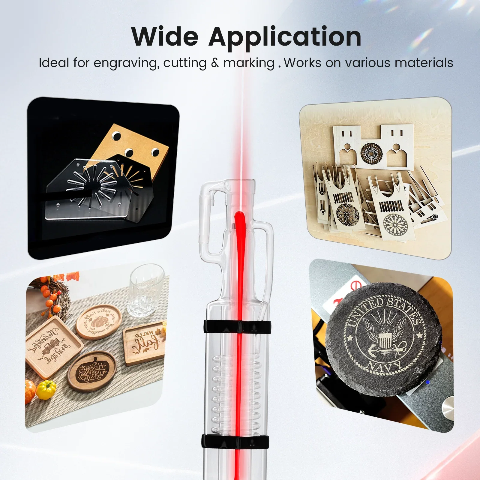 Monport 45W CO2 Laser Tube for Laser Engraver - Image 4