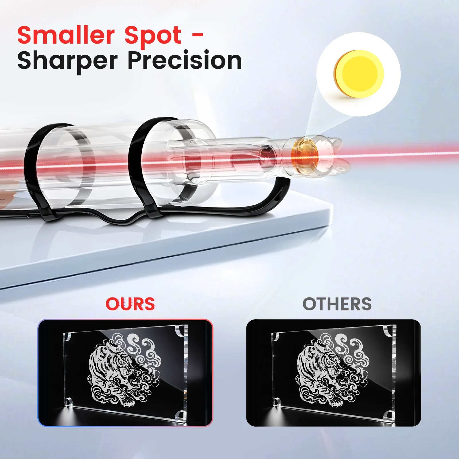 Monport 45W CO2 Laser Tube for Laser Engraver - Image 7