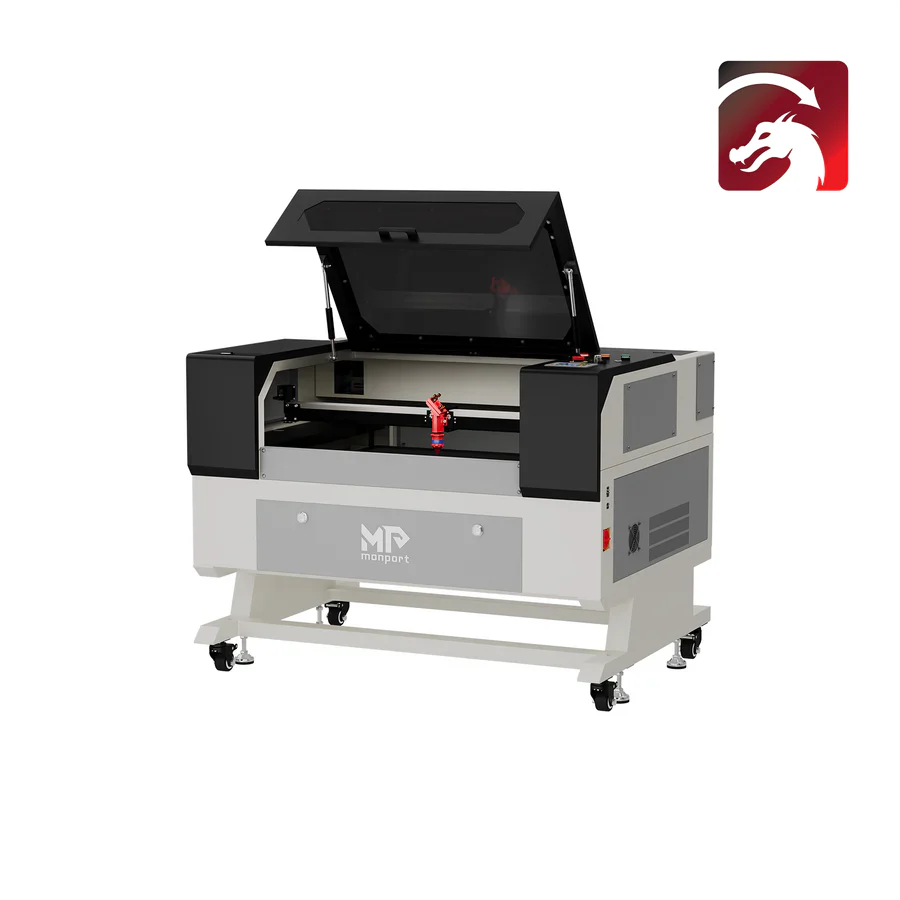 Monport 60W CO2 Laser Engraver & Cutter (28" x 20") with Autofocus and Bracket - Image 13