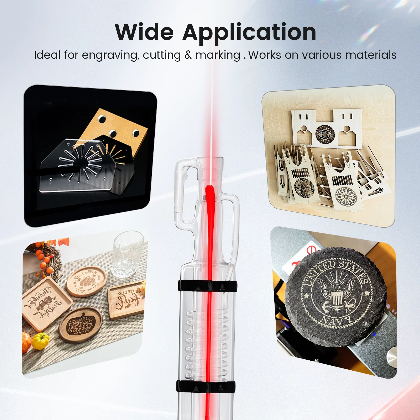 Monport 65W CO2 Laser Tube for Laser Engraver - Image 10
