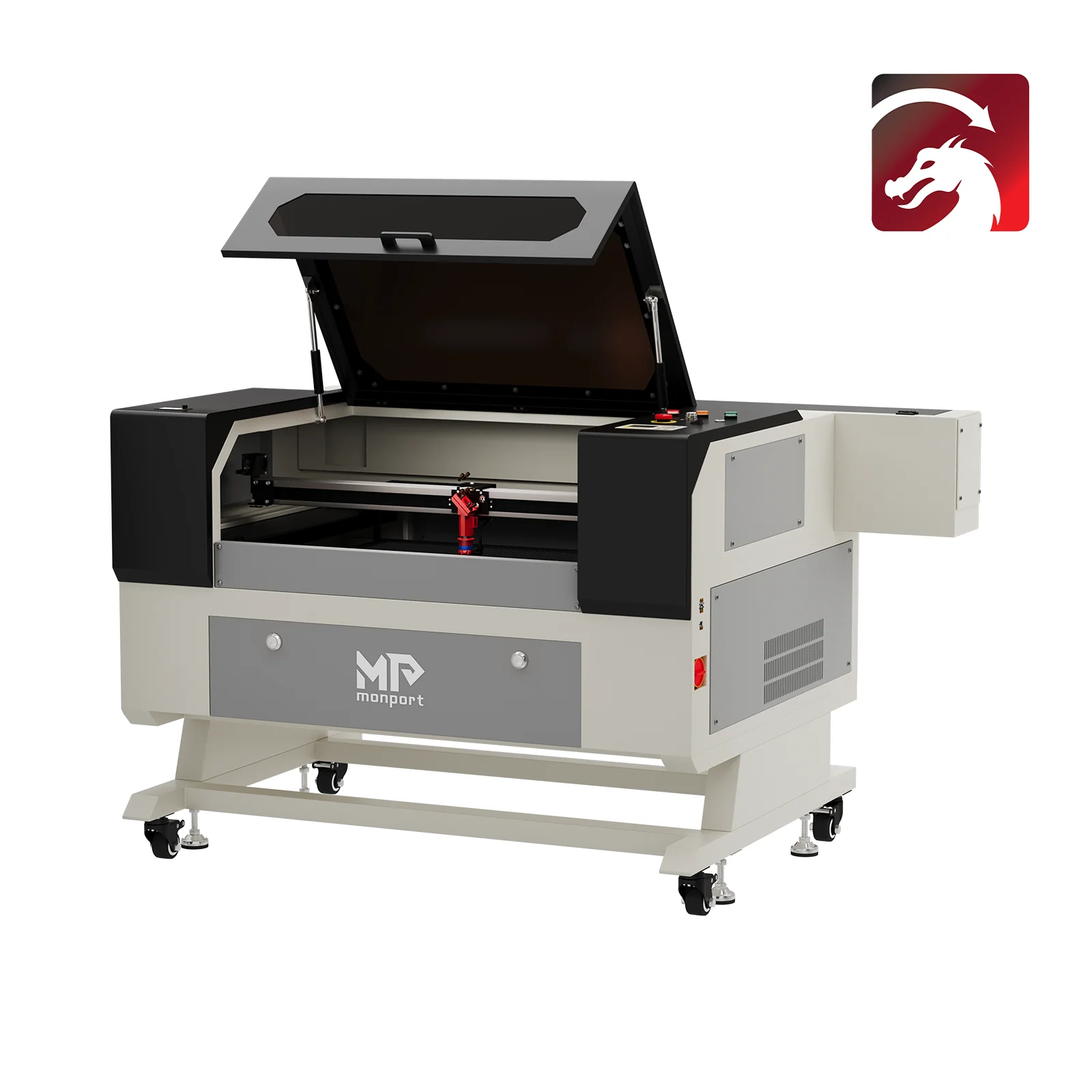 Monport 80W CO2 Laser Engraver & Cutter (28" x 20") with Autofocus and Bracket - Image 16