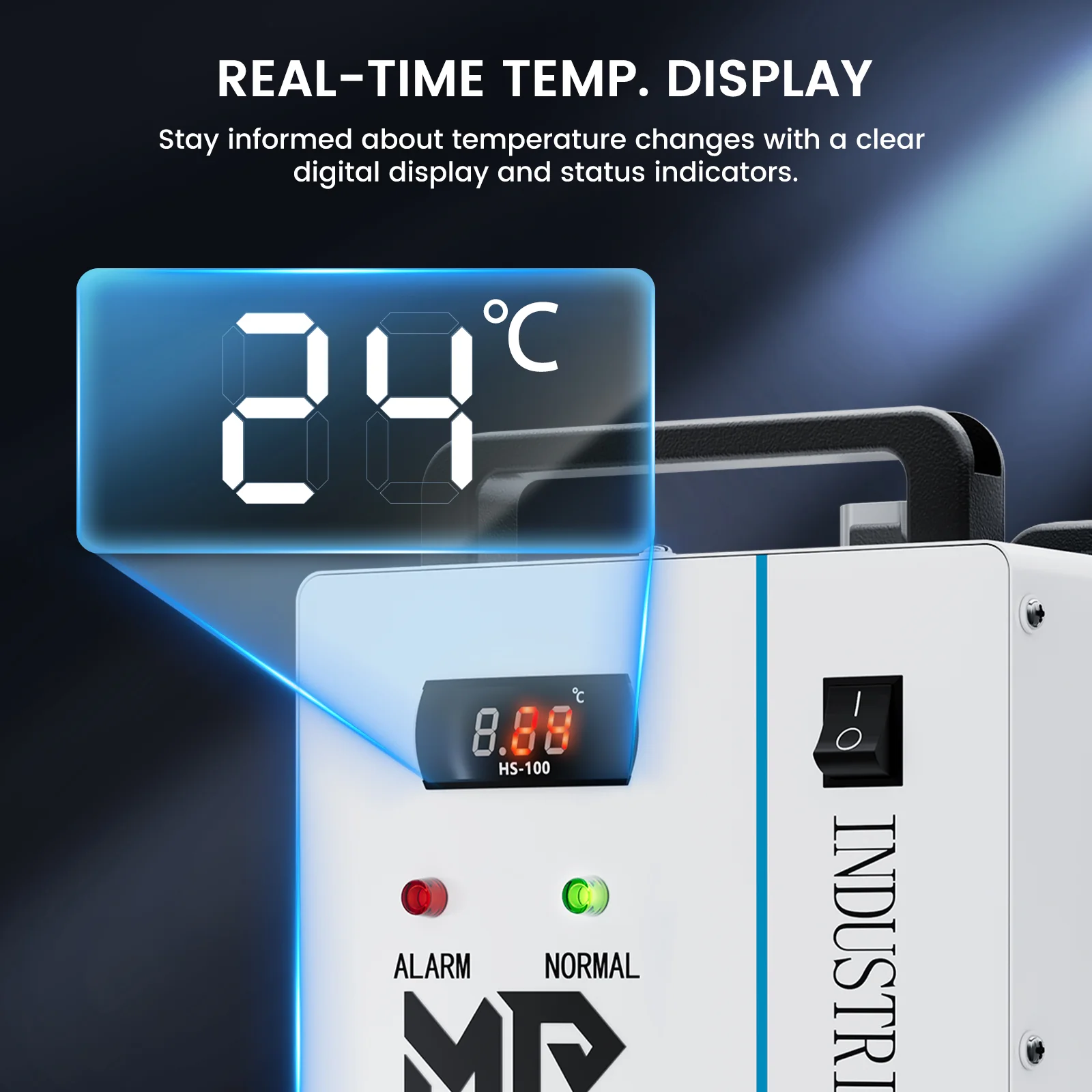 Monport 9L CW-3000 Water Cooling System for 30W-65W CO2 Laser Engraver - Image 4