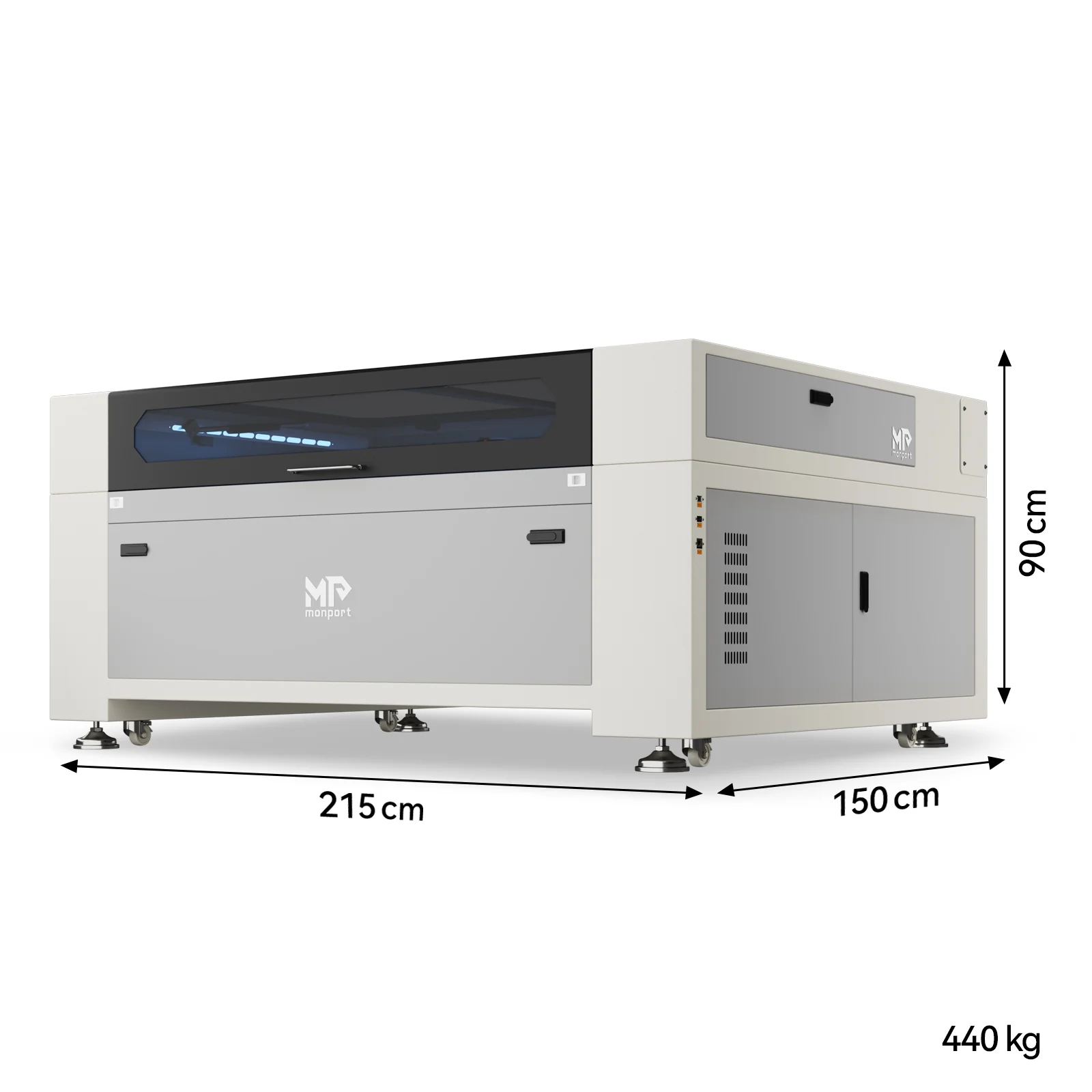 Monport Effi 16S Upgraded 150W CO2 Laser Engraver and Cutter with Autofocus and Built-in Water Cooling - Image 4
