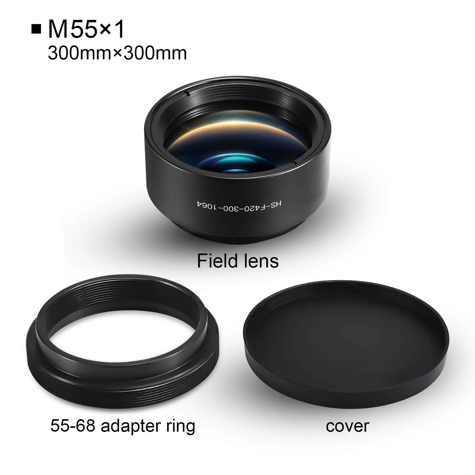 Monport F-theta M55 300mm*300mm Replacement Optical Scanning Lens for Fiber Laser Engraver - Image 7