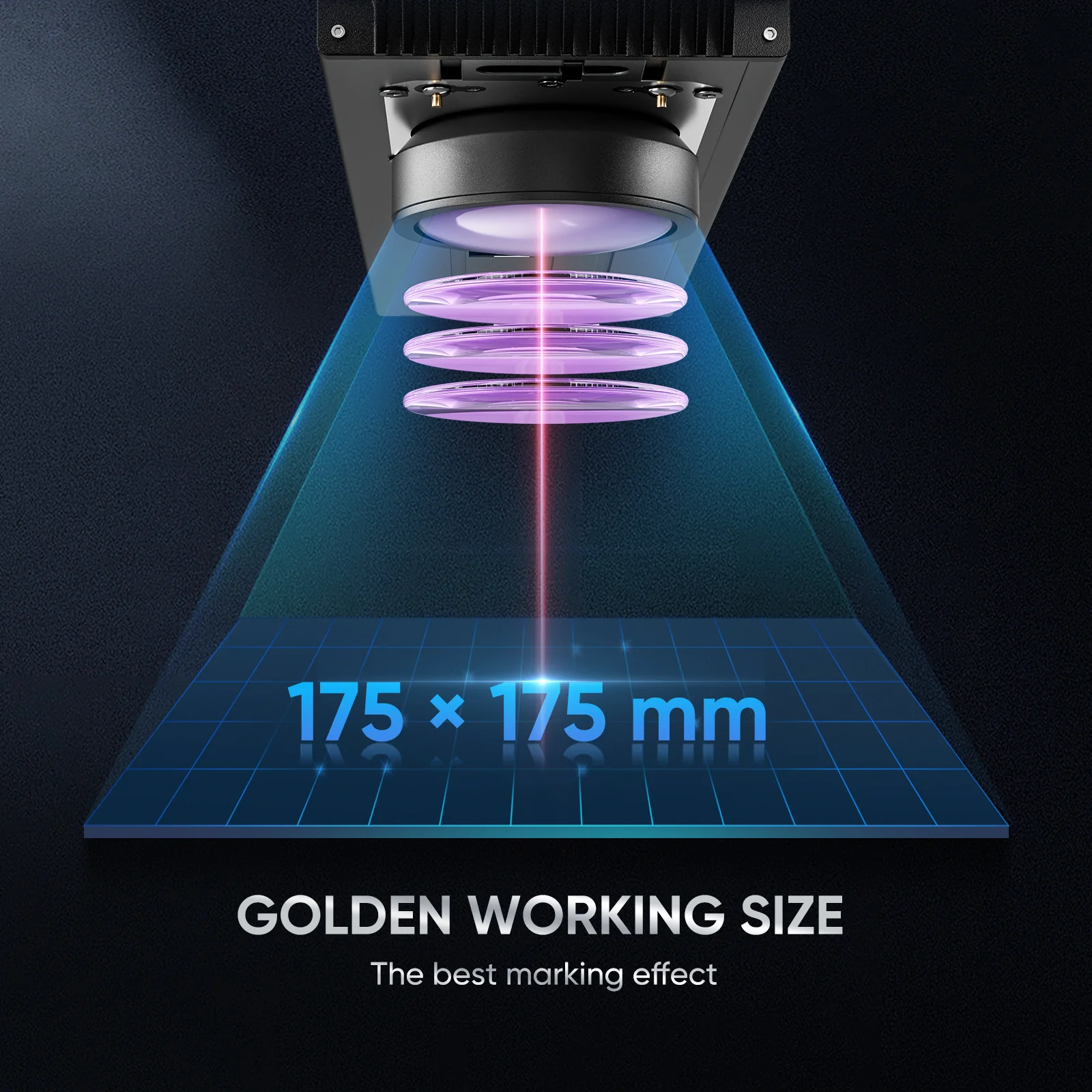 Monport GA 100W Upgraded Integrated MOPA Fiber Laser Engraver & Marking Machine with Auto Focus - Image 13