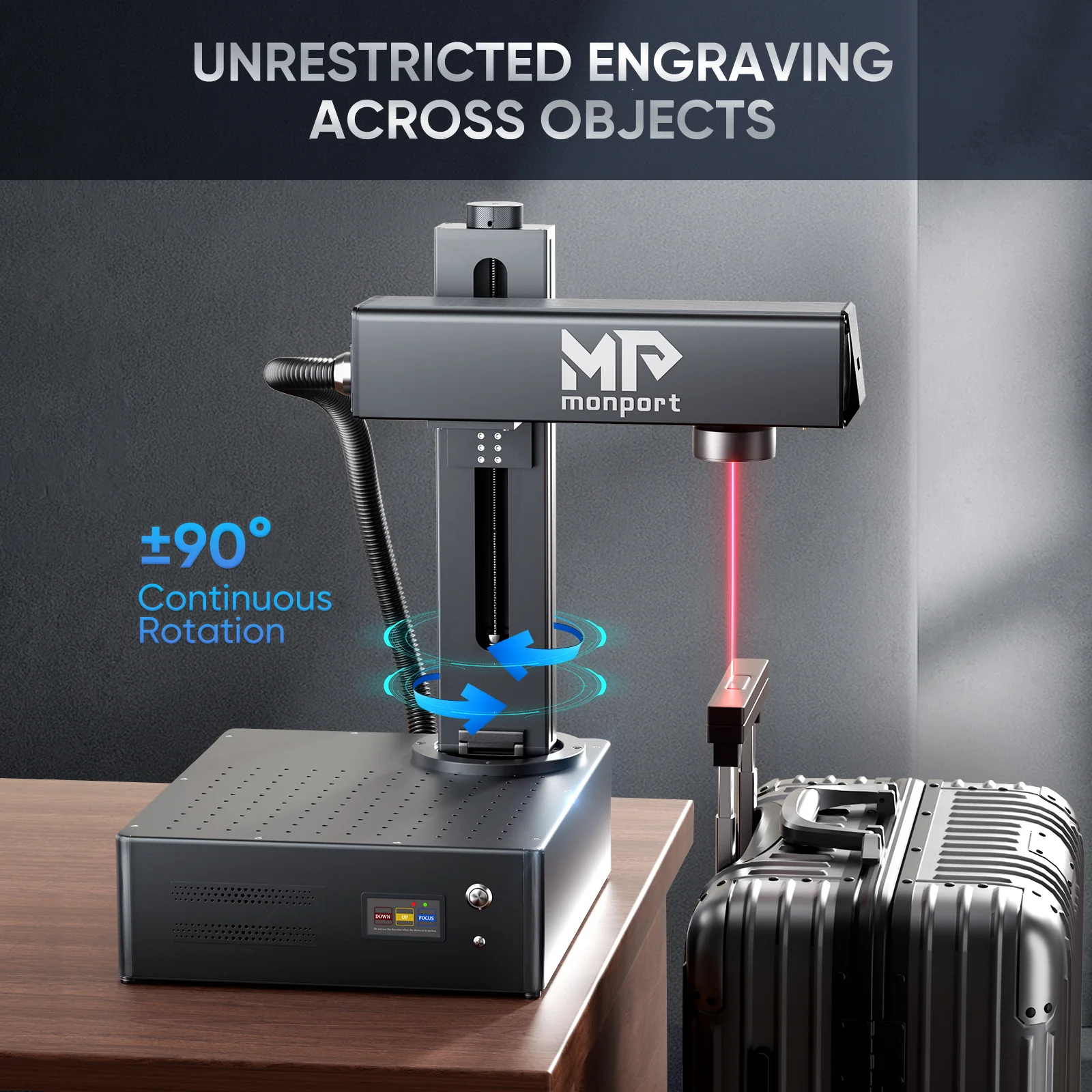 Monport GA 20W Integrated Fiber Laser Engraver & Marking Machines with Auto Focus - Image 10