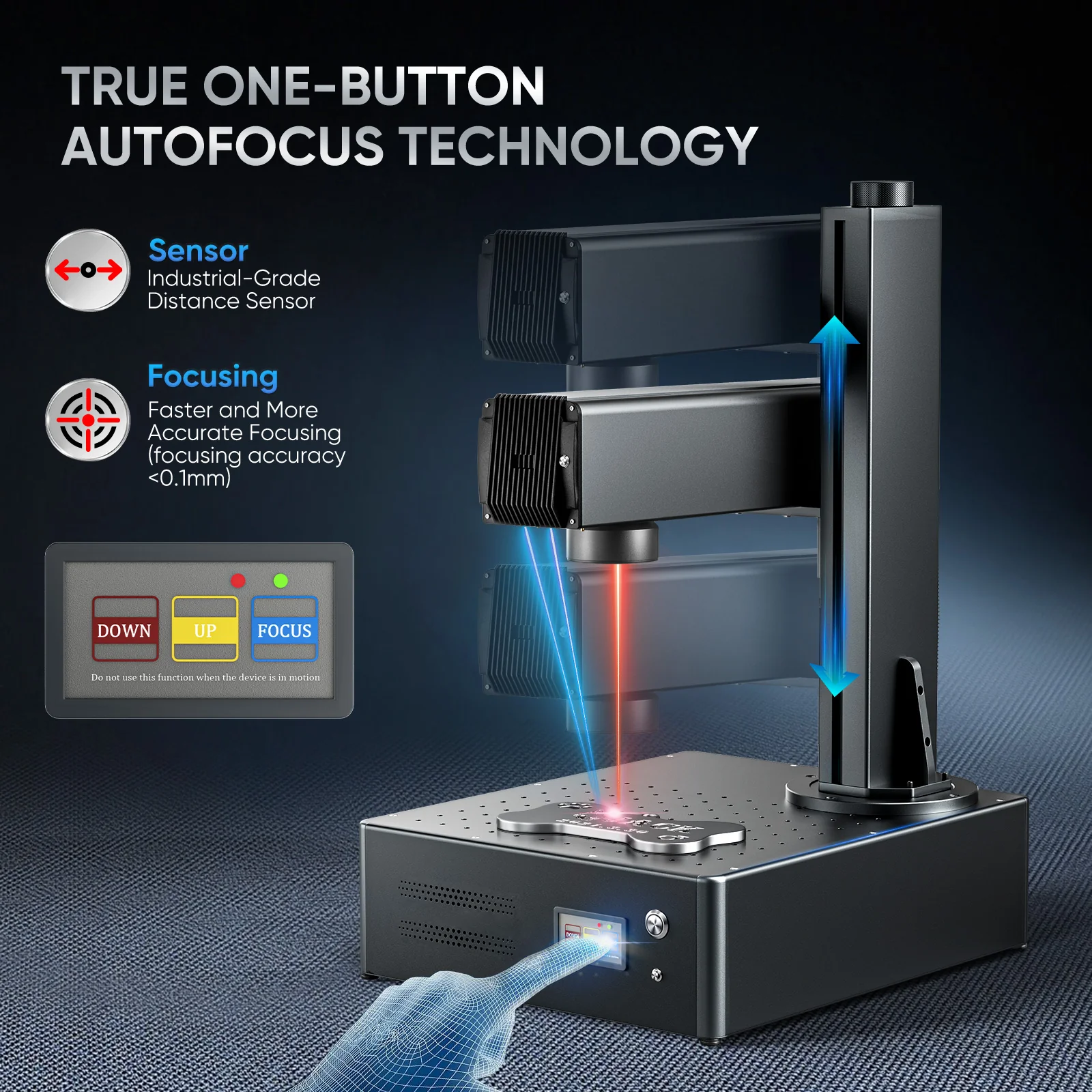 Monport GA 20W Integrated Fiber Laser Engraver & Marking Machines with Auto Focus - Image 4