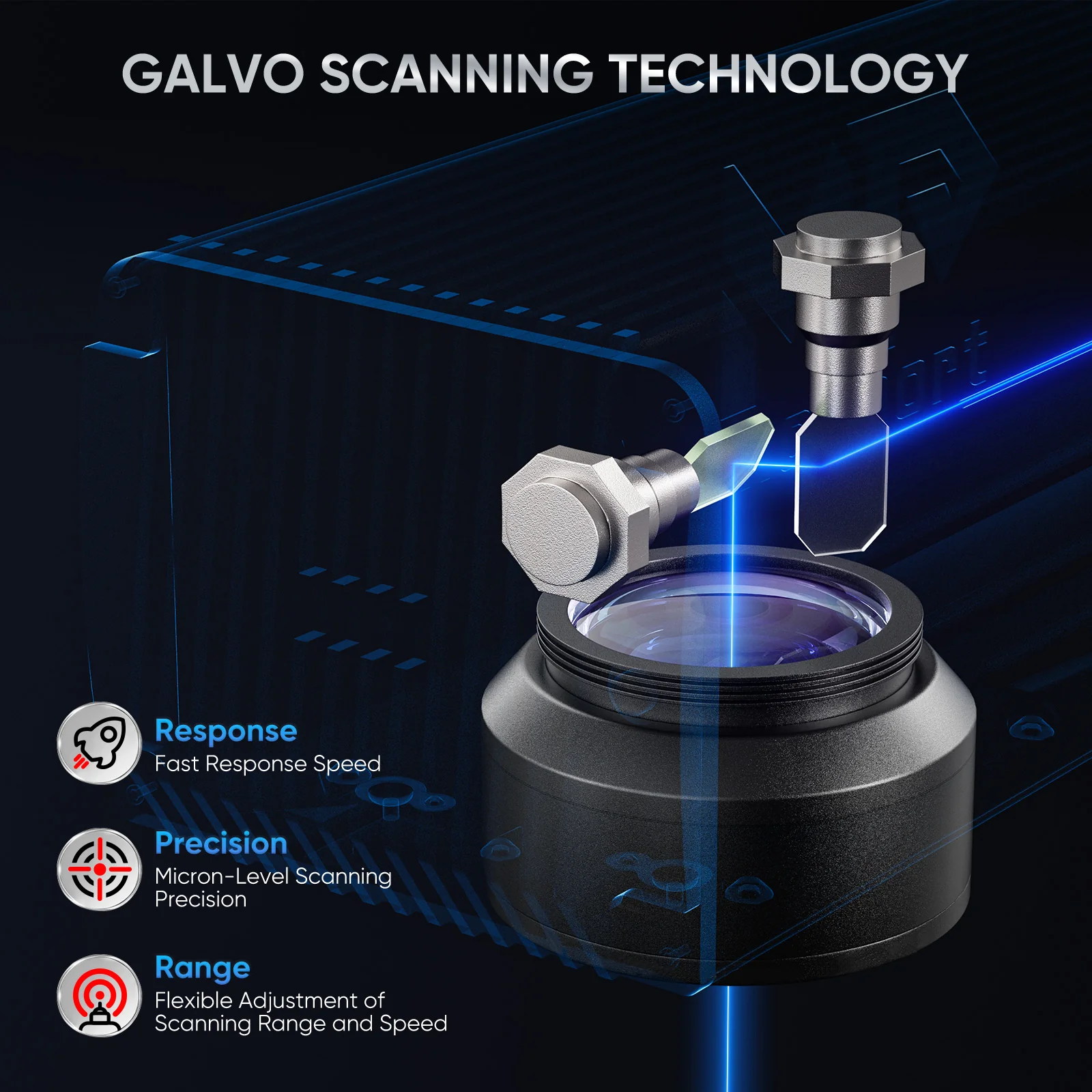 Monport GA 20W Integrated Fiber Laser Engraver & Marking Machines with Auto Focus - Image 5