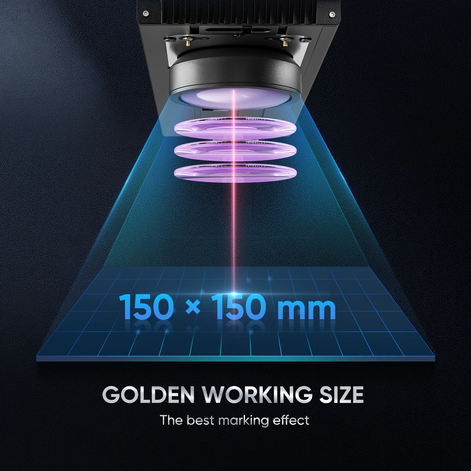Monport GA 30W/60W/100W Upgraded Integrated MOPA Fiber Laser Engraver & Marking Machine with Auto Focus - Image 4