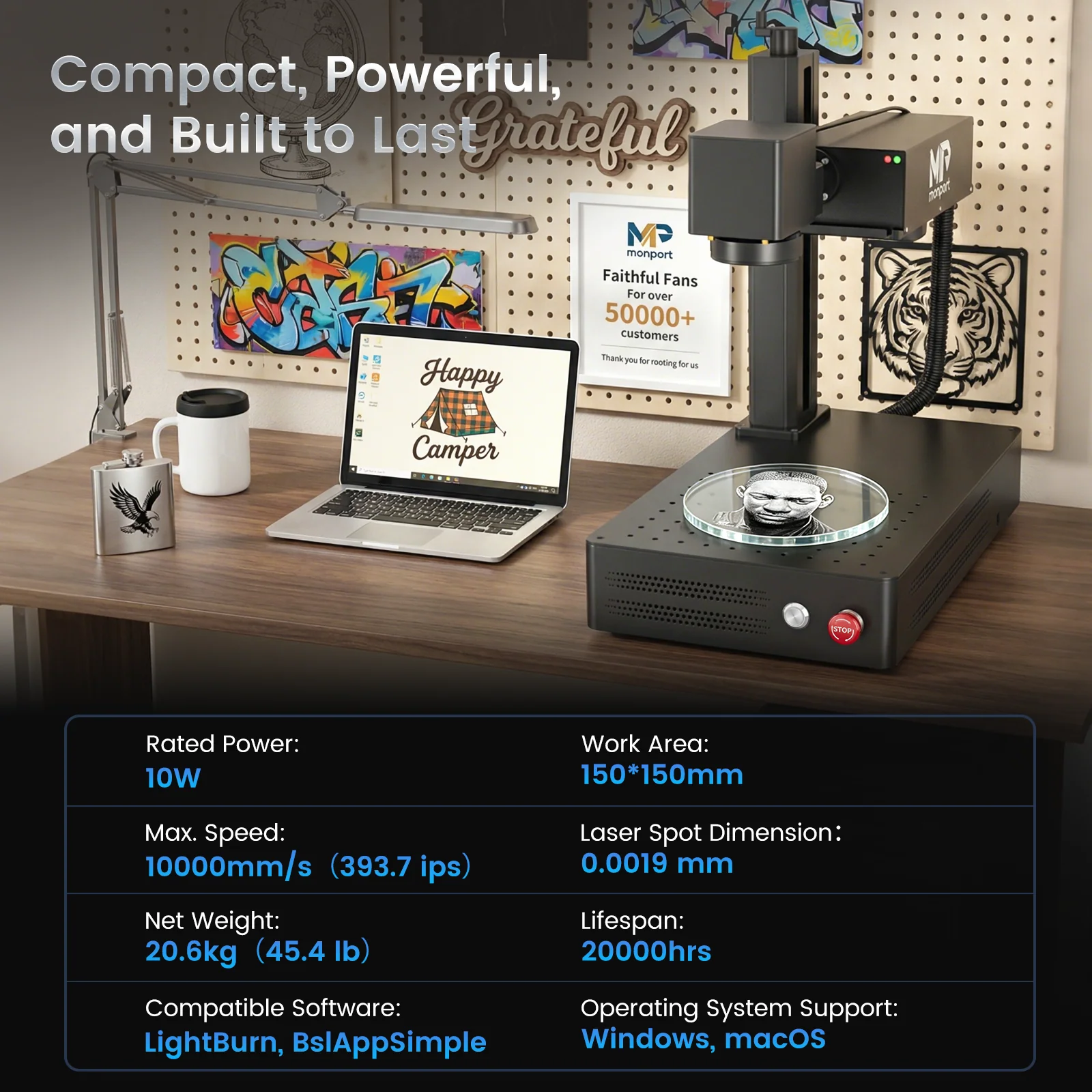 Monport GM 10W UV Laser Engraver & Marking Machine - Image 16