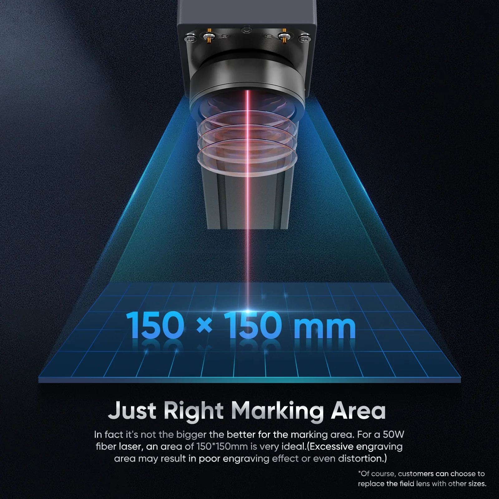 Monport GM 50W Integrated Fiber Laser Engraver & Marking Machine - Image 8