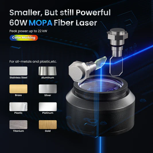 Monport GM 60W Integrated MOPA Fiber Laser Engraver & Marking Machine - Image 9
