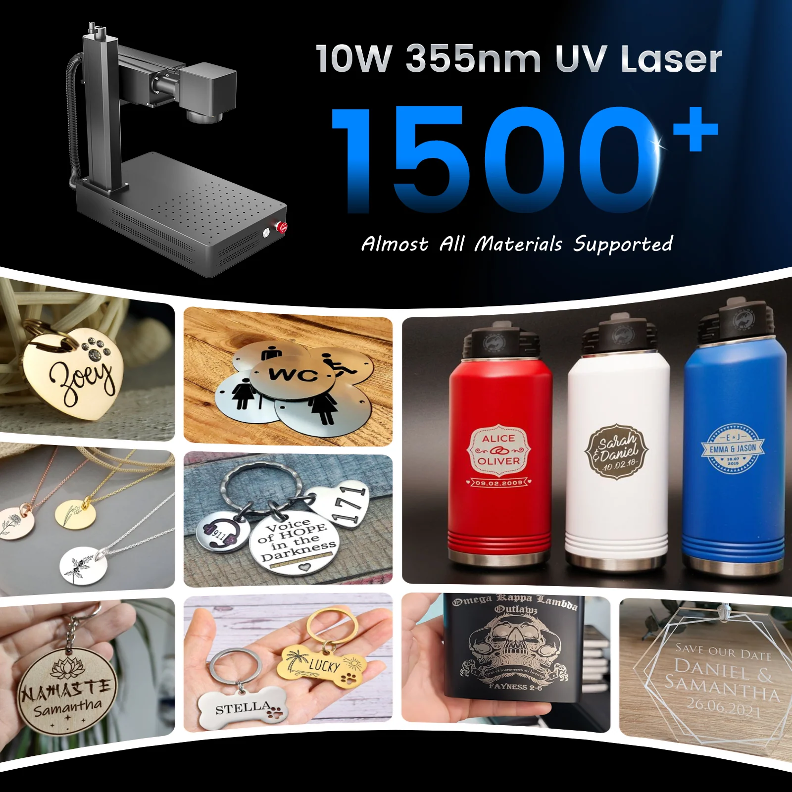 Monport GM 6W/10W UV Laser Engraver & Marking Machine - Image 14