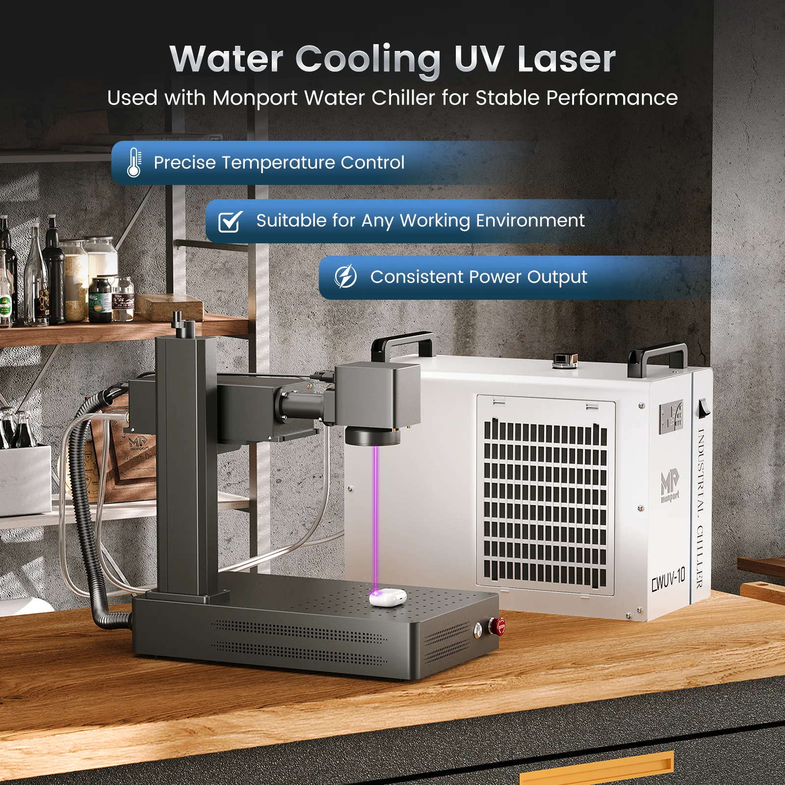 Monport GM 6W/10W UV Laser Engraver & Marking Machine - Image 15