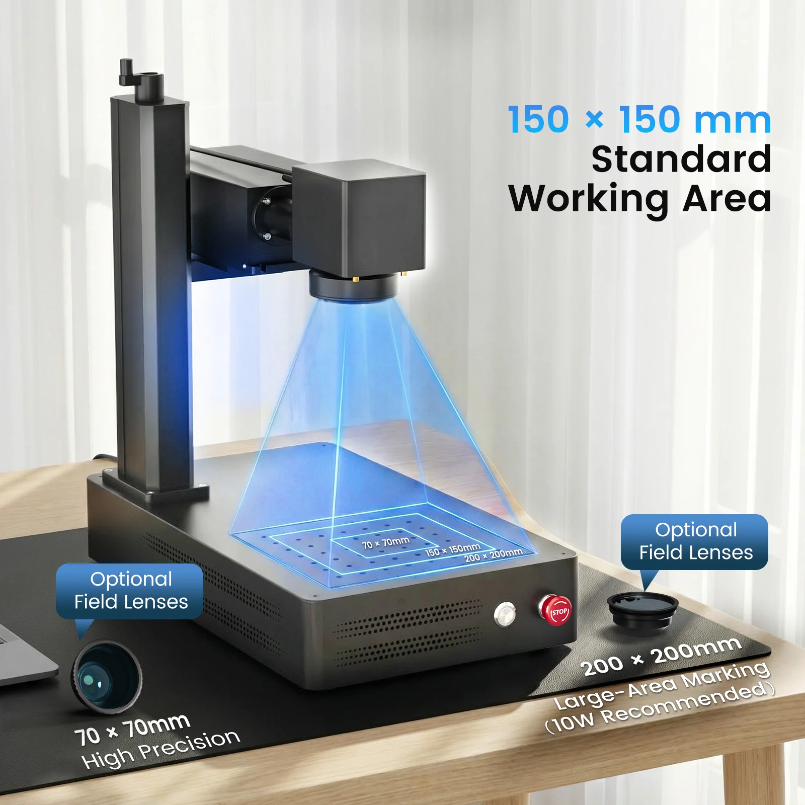 Monport GM 6W/10W UV Laser Engraver & Marking Machine - Image 9