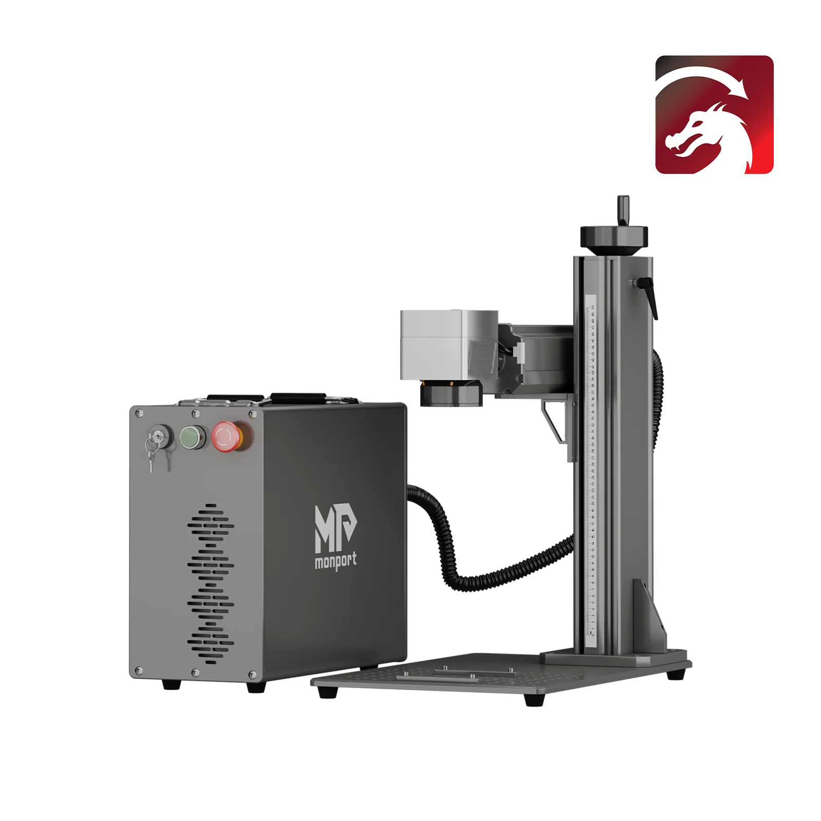Monport GPro 30W Split MOPA Fiber Laser Engraver & Marking Machine With Manual Focus - Image 15