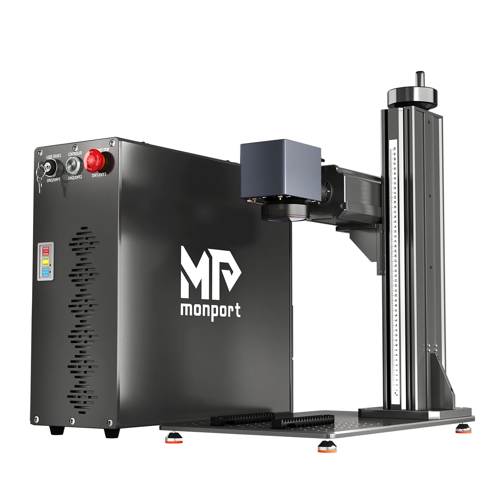 Monport GT 200W Split MOPA Fiber Laser Engraver & Color Marking Machine With AutoFocus - Image 3