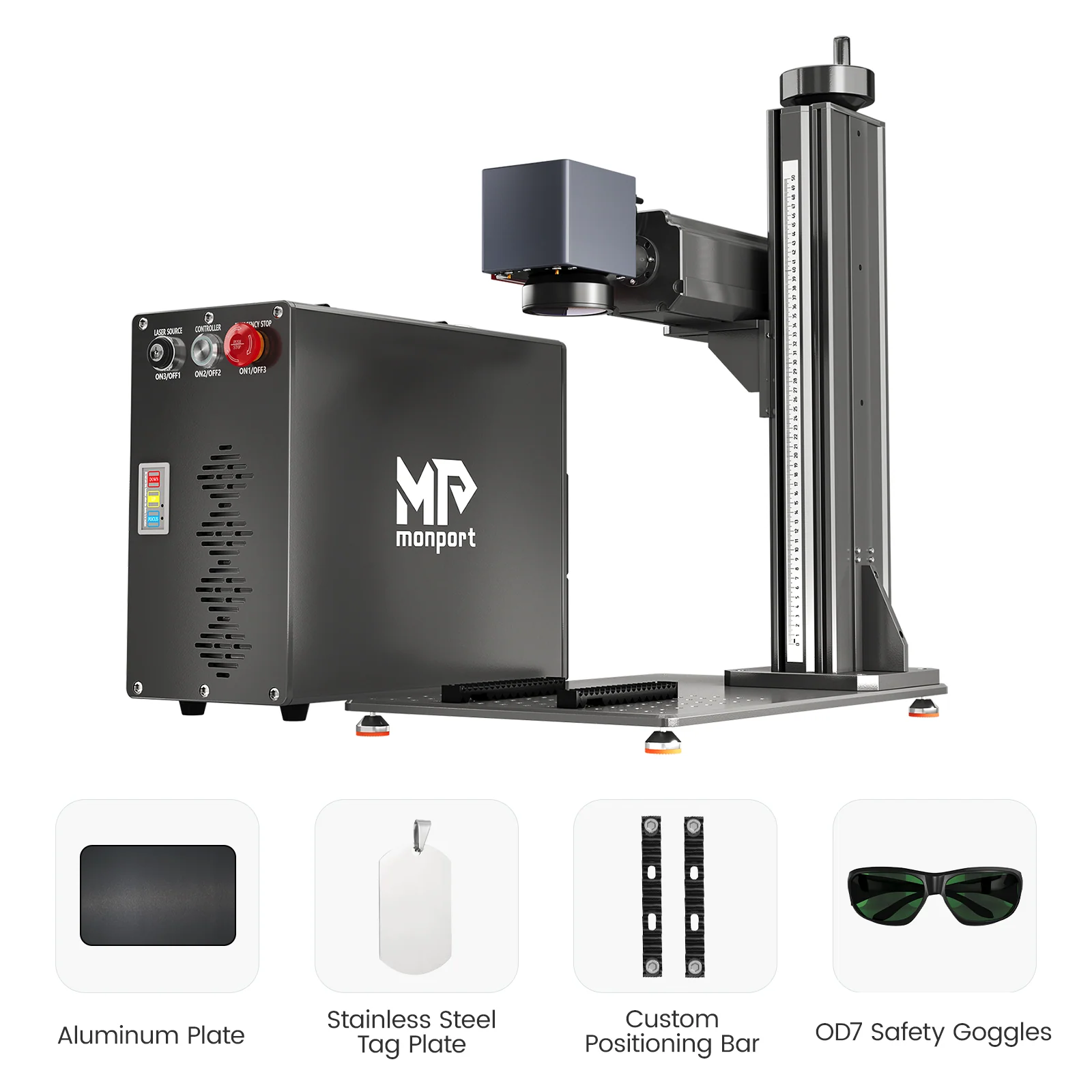 Monport GT 30W/50W Split Fiber Laser Engraver & Marking Machine With AutoFocus - Image 20