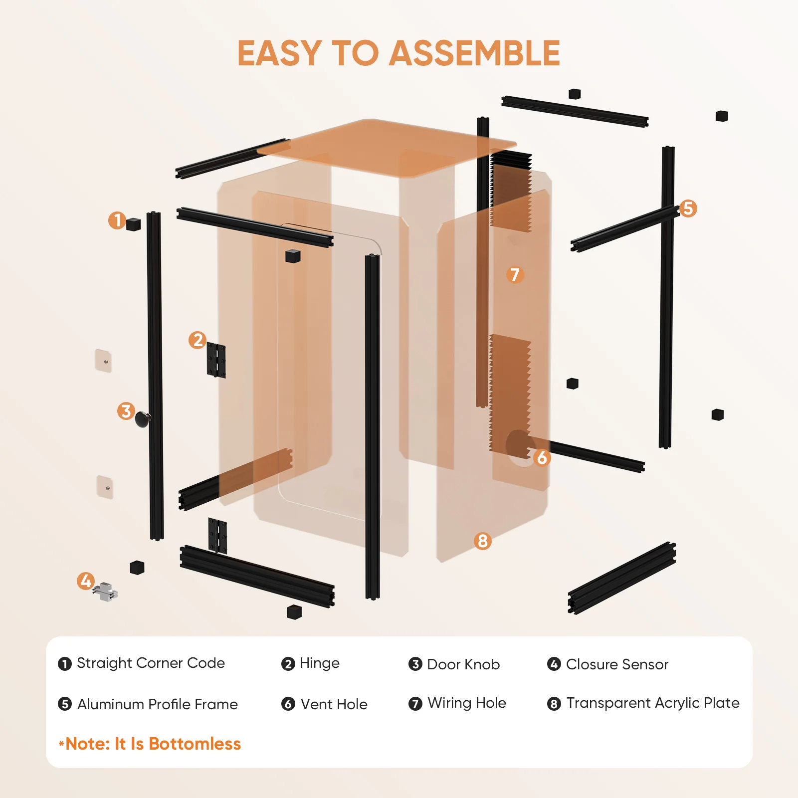 Monport Laser Engraver Enclosure for GQ, GPro And GT Fiber Laser (with Door Protection Switch) - Image 4