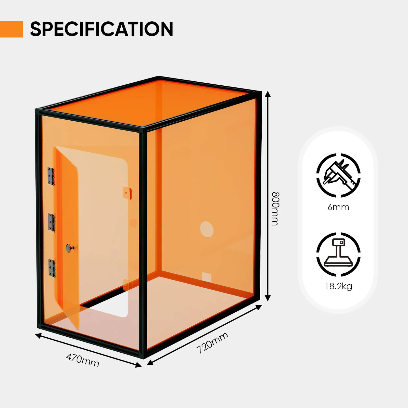 Monport Laser Engraver Enclosure for Split & Integrated Fiber Laser - Image 5