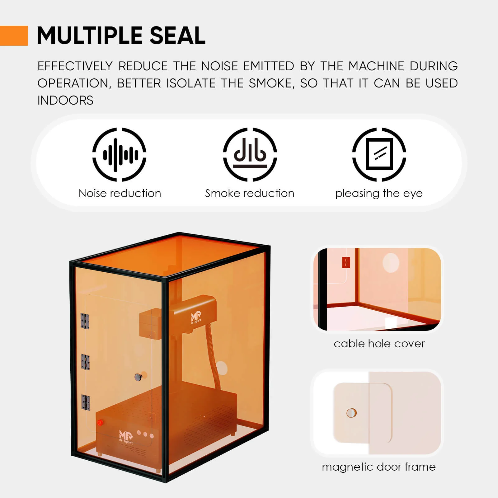 Monport Laser Engraver Enclosure for Split & Integrated Fiber Laser - Image 6