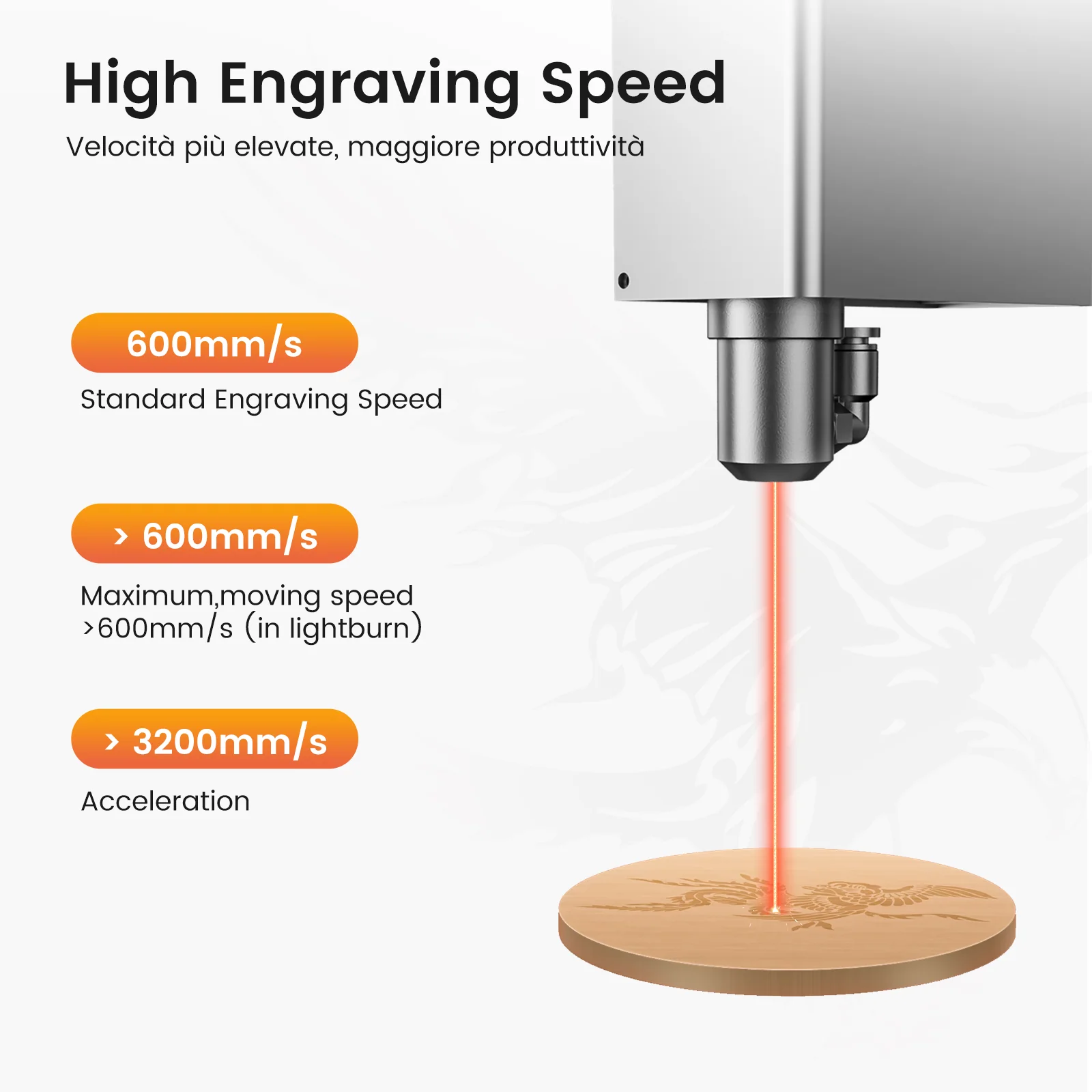 Monport MegaS – Mega Series Upgrade: 70W CO₂ Laser Engraving and Cutting Machine with Intelligent Precision - Image 11