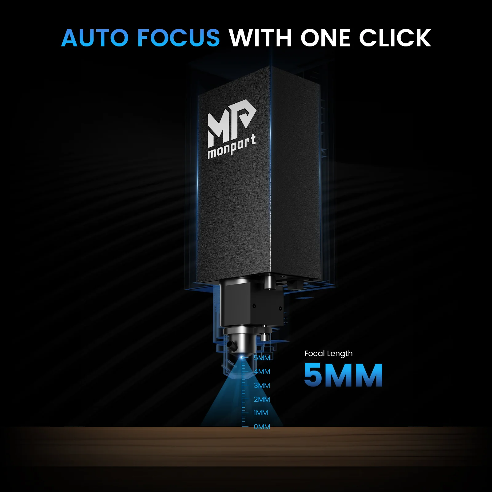 MONPORT ONYX 55W Desktop CO2 Laser Engraver with Autofocus - Image 5