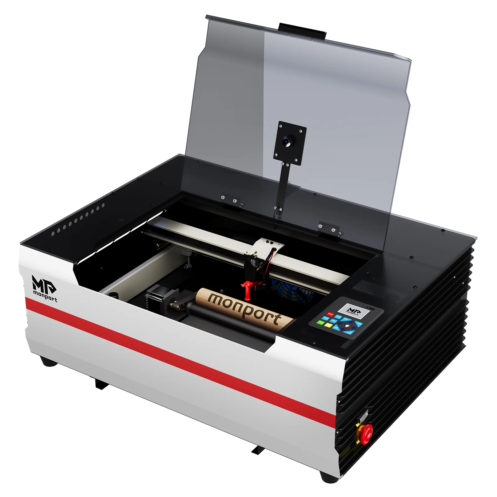 Monport Reno45 Pro Vision 45W Desktop CO2 Laser Engraver & Cutter (16" X 12") with 8MP HD Camera and Magnetic Assisted Autofocus - Image 13