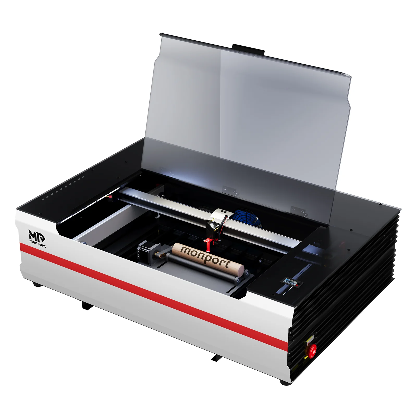 Monport Reno65 65W Desktop CO2 Laser Engraver & Cutter (24“X 16“) with brand new Assisted Auto Focus - Image 13