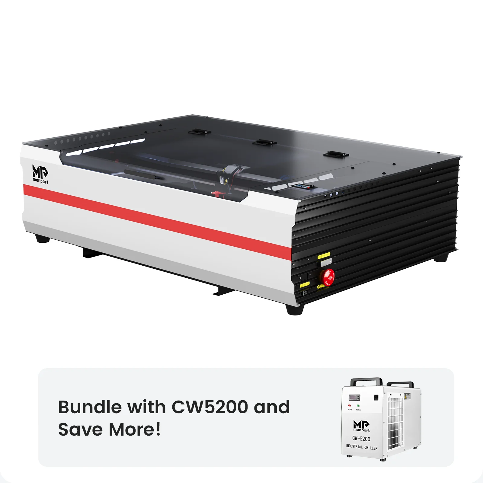 Monport Reno65 65W Desktop CO2 Laser Engraver & Cutter (24“X 16“) with brand new Assisted Auto Focus - Image 16