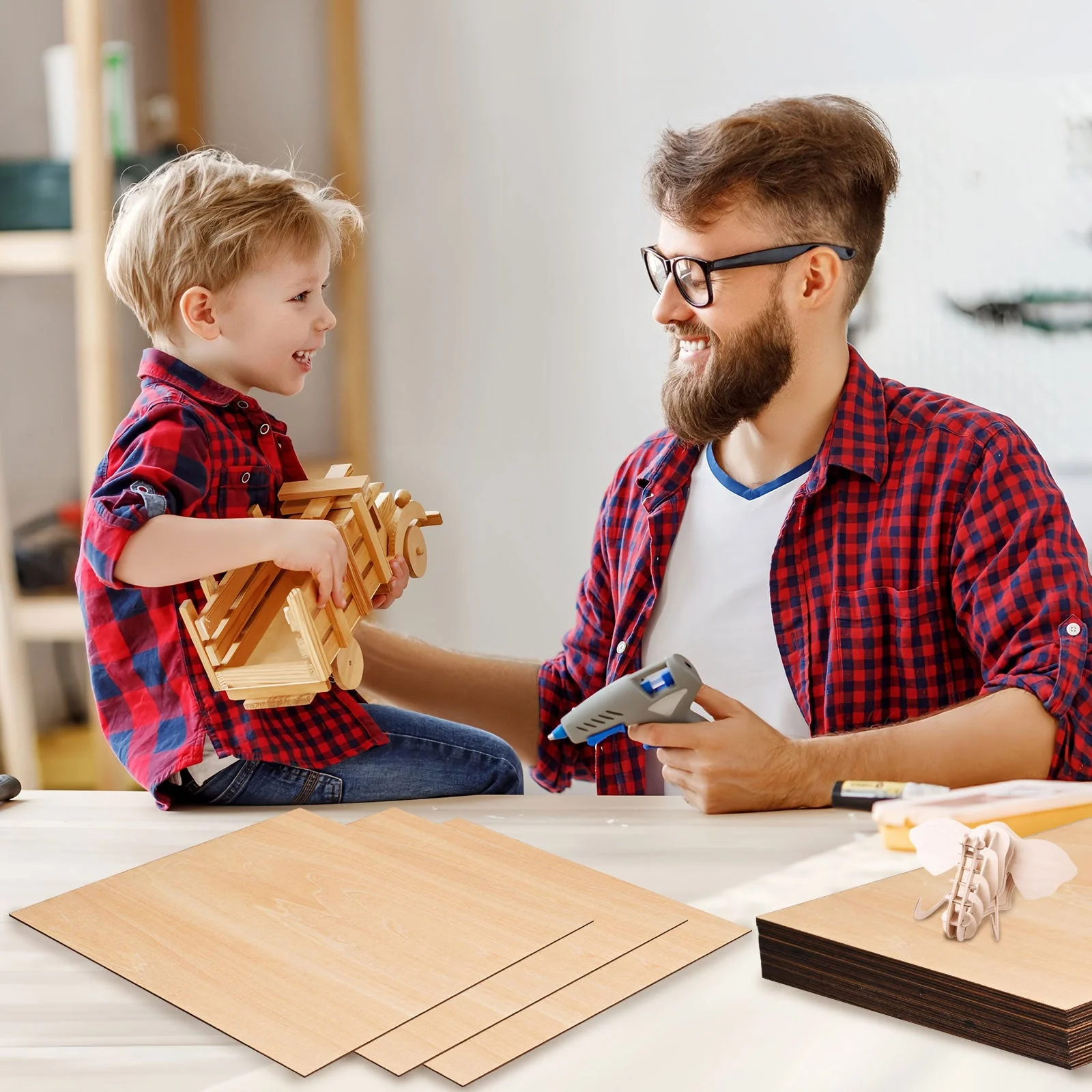 Monport Selected Basswood Plywood for Laser Engravers and Cutters DIY Crafting - Image 5
